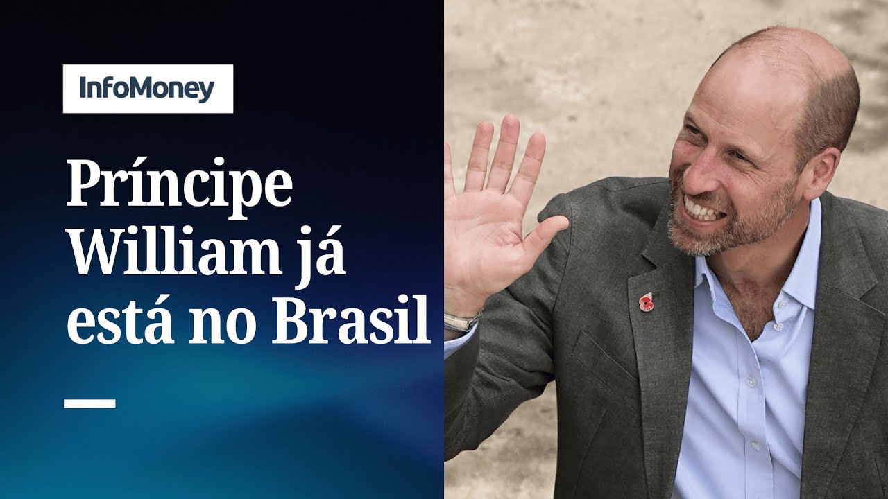 Príncipe William visita o Rio de Janeiro e faz selfies com público | InfoMoney News