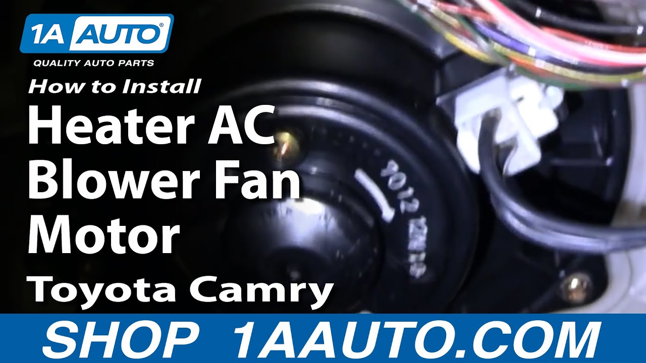 how to replace a blower motor resistor 1999 toyota camry #3