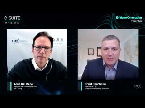 VIDEO: Brent Charleton, President and CEO, EnWave Corporation. Filmed April 28, 2020. VIDEO: Brent Charleton, President and CEO, EnWave Corporation. Filmed April 28, 2020.
