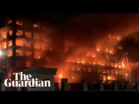 Fire breaks out at police premises in Egypt's Ismailia