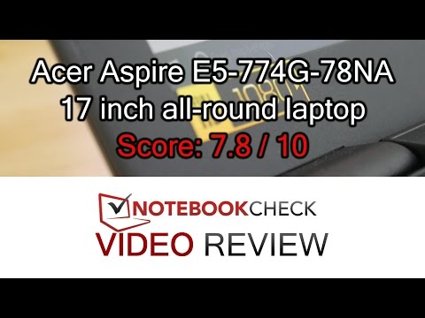 Acer Aspire E5 17-inch laptop with 940 MX. Review and test results.