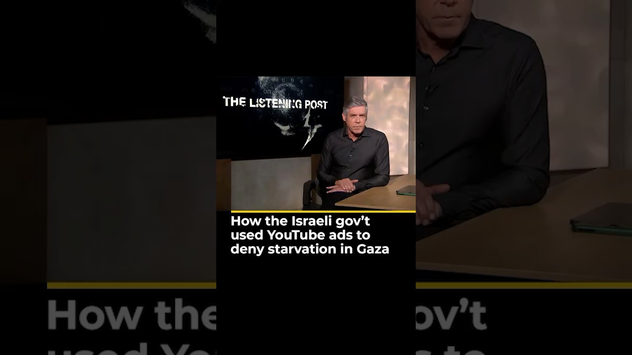 How the Israeli government used YouTube ads to deny starvation in Gaza | LP shorts
