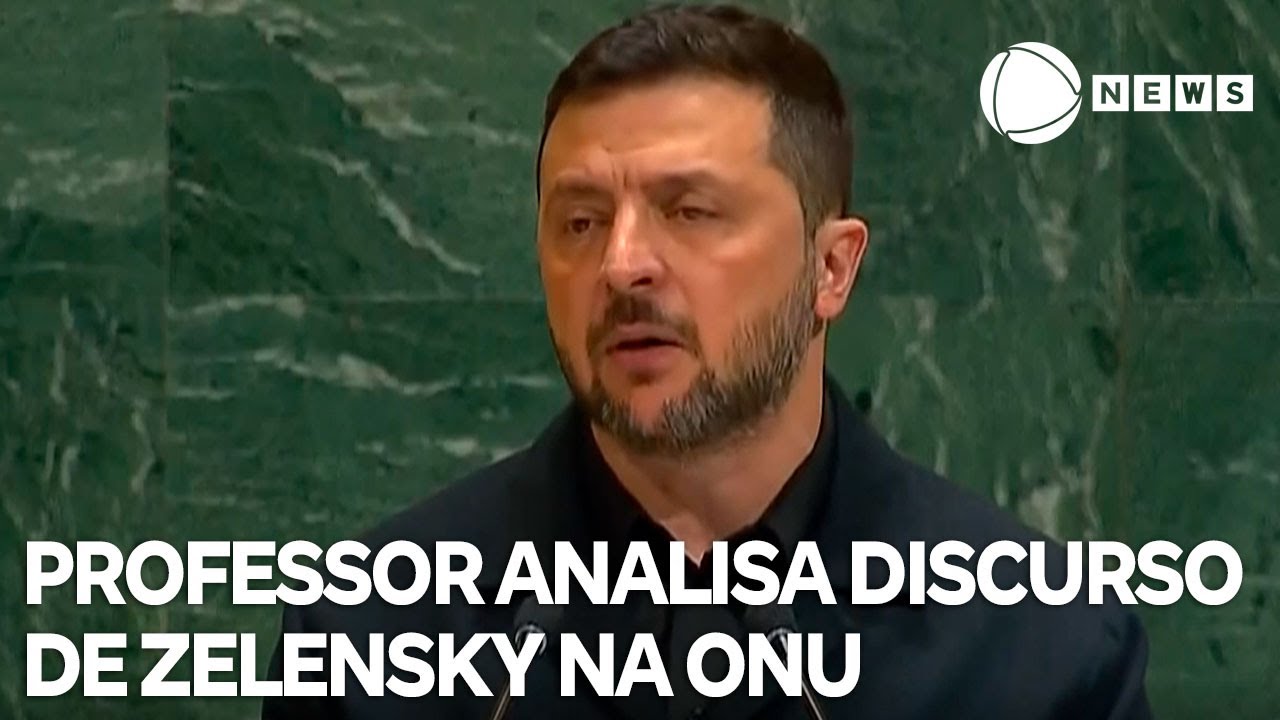 Confira análise do discurso de Zelensky na Assembleia Geral da ONU