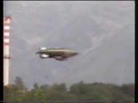 UFO over a river in italy