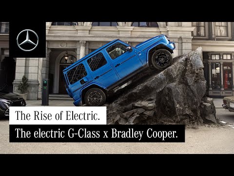 The Rise of Electric. The electric G-Class x Bradley Cooper.