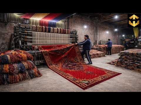 How Amazing Red Carpets Are Made in Factory | Mass Production Process