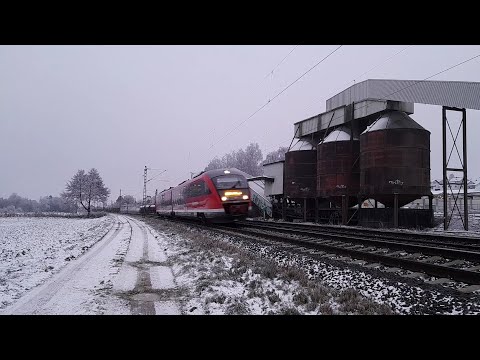 Züge im gepuderten Nordhessen
