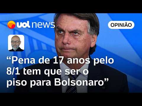 Condenação de 17 anos pelo 8/1 fará sentido se Bolsonaro tiver pena mais draconiana, diz Josias