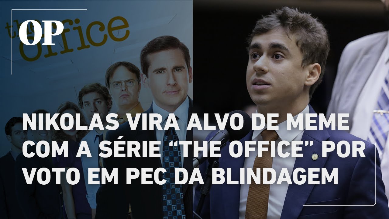 Nikolas Ferreira é alvo de meme com série The Office ao votar a favor da PEC da Blindagem confira