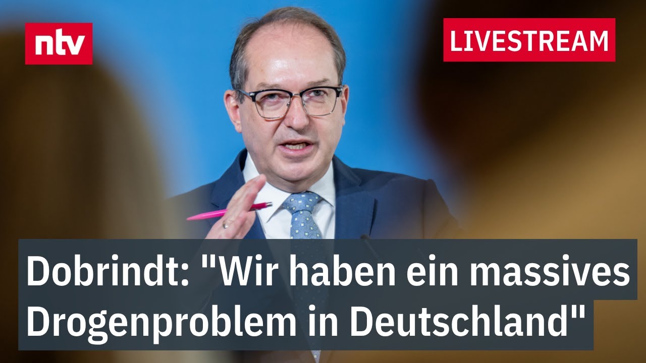 LIVE: Dobrindt, Münch und Streeck zum Lagebild Organisierter Kriminalität und Rauschgift