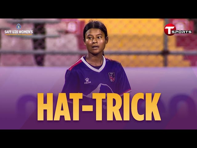 Purnima Nets 4 Goals Against Bhutan! | Bhutan vs Nepal | Saff U-20 Women | T Sports