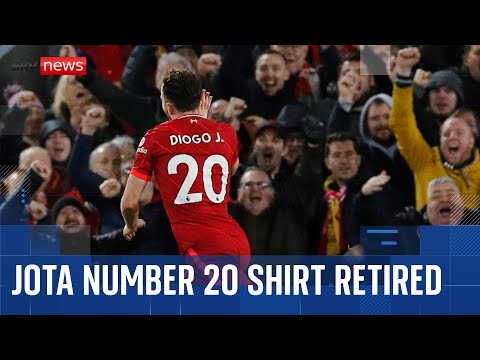 Liverpool retires number 20 shirt at all levels in honour of Diogo Jota