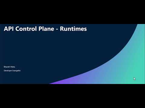 API Control Plane: Runtimes