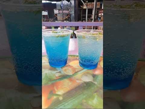 Virgin Mojito Recipe | Bluw Curacao Mojito Recipe | #cocktail  #soda #mojito #youtubeshorts #shorts
