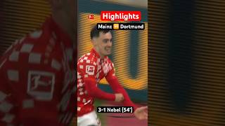 HIGHLIGHTS ⚽️ | First Home Win For Mainz! • 1. FSV Mainz 05 🆚 Borussia Dortmund • MD10