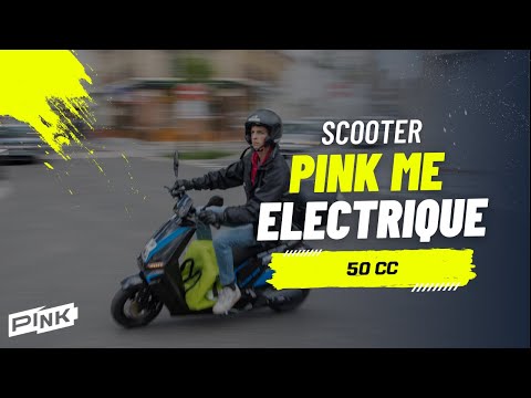 Un scooter électrique urbain et léger accessible à tous : le Pink Me 50 cc