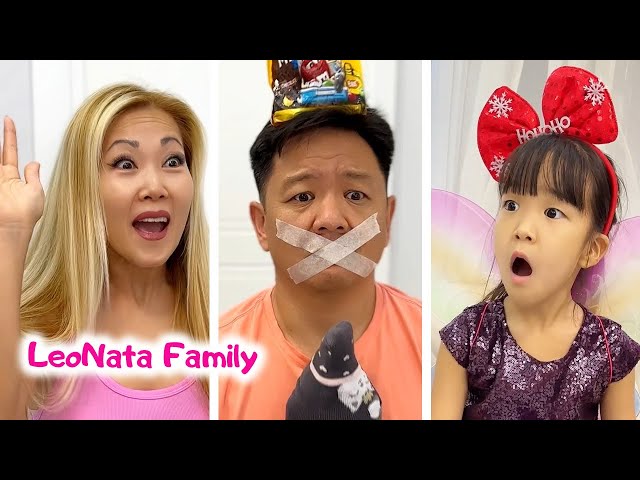 They made a rainbow out of candy 🌈🤪 LeoNata family TikTok