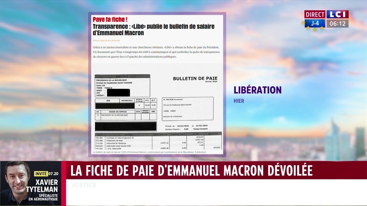 La Fiche De Paie D Emmanuel Macron D Voil E Vid Os By Gamerslive