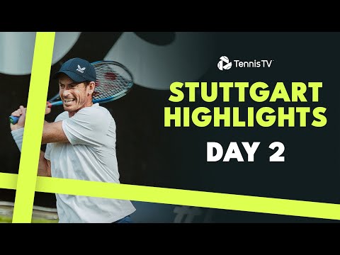 Musetti Battles Mpetshi Perricard; Murray & Berrettini Return! | Stuttgart 2024 Highlights Day 2