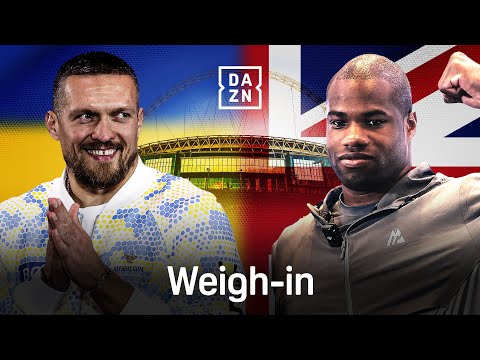 Oleksandr Usyk v Daniel Dubois Weigh In LIVE | talkSPORT Boxing x DAZN