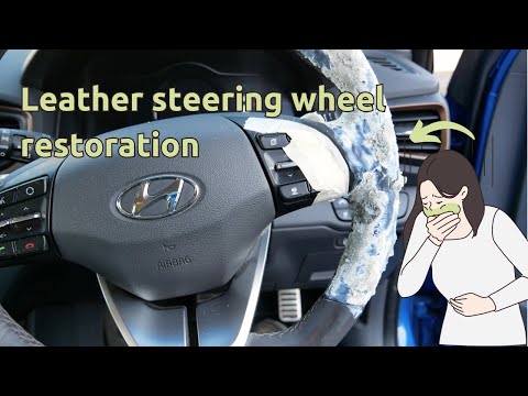 Leather steering wheel restoration using the Scratch Doctor kit (review & instructions)