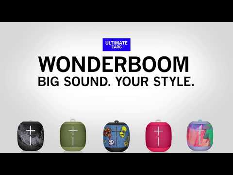 video Ultimate Ears Wonderboom Portable Wireless Bluetooth Speaker