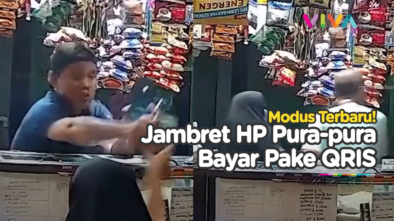WASPADA! Modus Bayar Pake QRIS, Ponsel Penjaga Warung Malah Dicuri