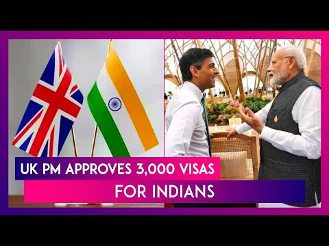 UK Visa for Indians: Post meeting with PM Modi, UK PM Rishi Sunak approves 3000 UK Visas for Indians