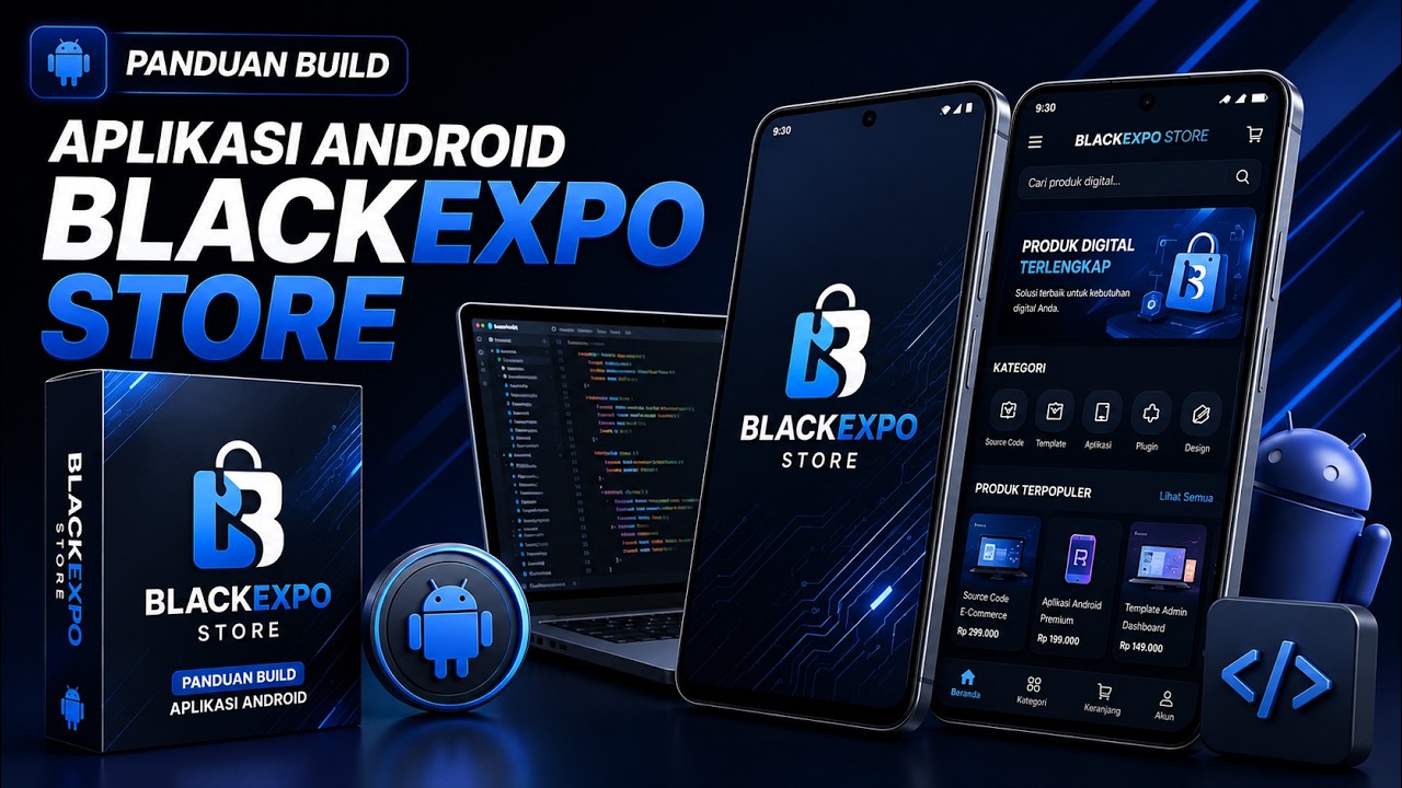 Panduan Build Aplikasi Android Toko Online Blackexpo Pro