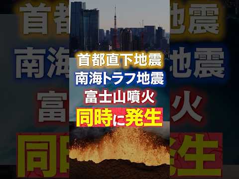 【同時発生】首都直下地震＆南海トラフ地震＆富士山噴火 江戸時代に同時多発 #みん防
