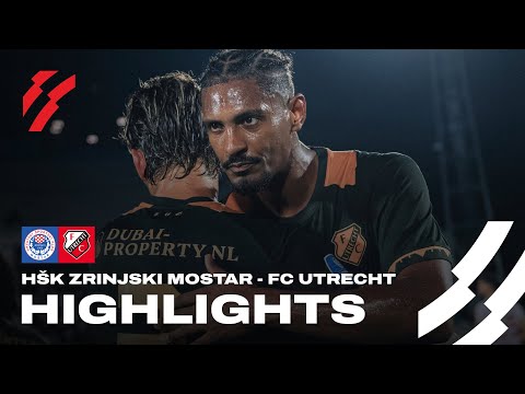 HŠK Zrinjski Mostar - FC Utrecht | HIGHLIGHTS