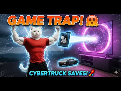 Cybertruck Saves Gamer Trapped in VR! 🤯 (Epic Escape)