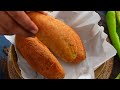 స్టఫ్ చేసిన జంబో మిర్చి బజ్జీల రుచి ఇంకో లెవల్ | Street food Style Mirchi Bajji recipe @VismaiFood  - 04:12 min - News - Video