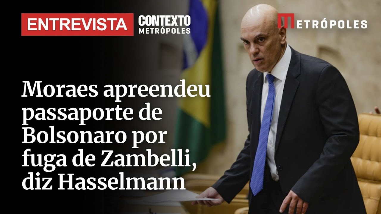 Moraes apreendeu passaporte de Bolsonaro por causa de fuga de Zambelli afirma Joice Hasselmann