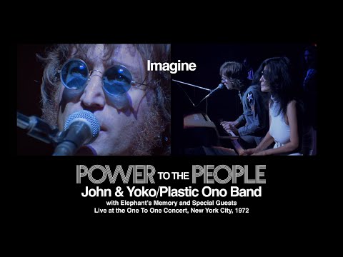 IMAGINE, live at the One To One Concert - John & Yoko, Plastic Ono Band with Elephant's Memory