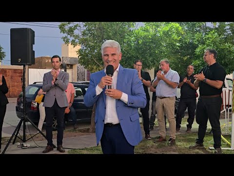 El Gobierno inauguró la red de gas natural en el barrio Malvinas Argentinas