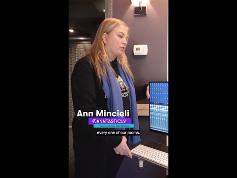 Ann Mincieli welcomes us to Studio South at Jungle City Studios in NYC—powered by Avid Pro Tools