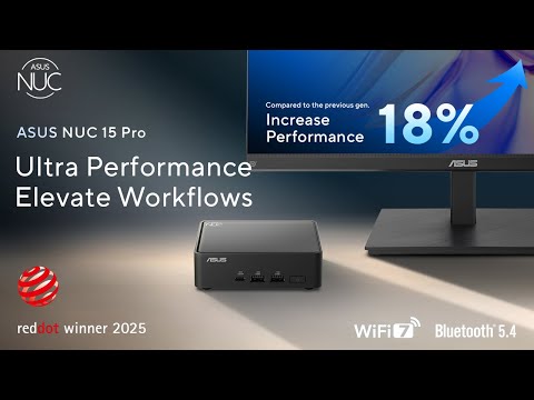 ASUS NUC 15 Pro Mini PC- Best Compact Choice for the AI-Driven Future.