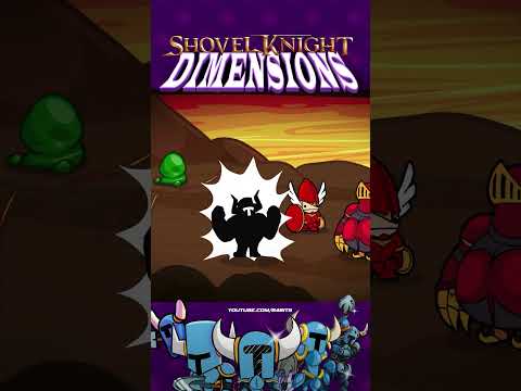 Shovel Knight in Castle Crashers style! (and 18 other styles) #shorts #gaming #cuphead #animation
