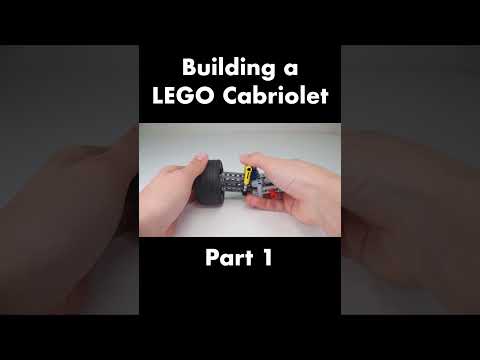 Building a Lego technic cabriolet