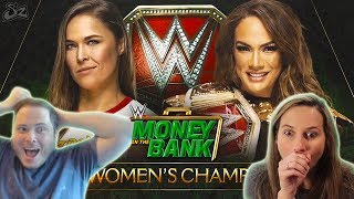 WWE Money in the Bank 2018 - Ronda Rousey vs Nia Jax - WWE RAW Women's Championship (vs Lugey! )
