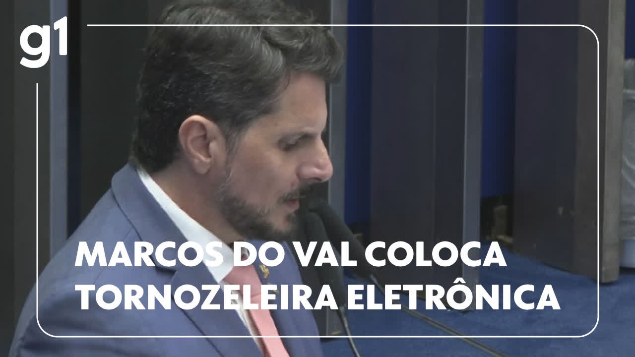 Marcos do Val coloca tornozeleira eletrônica por determinação do STF