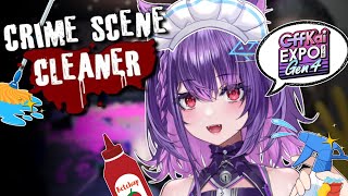 【CRIME SCENE CLEANER】Offkai Talk + oops too much ketchup! I shall clea