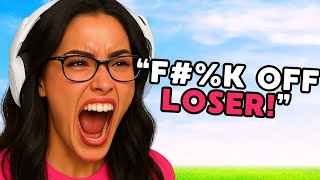YouTube thumbnail for rackpog's video titled 'Trolling a BADDIE E-GIRL Streamer In Rust (RAGE)'