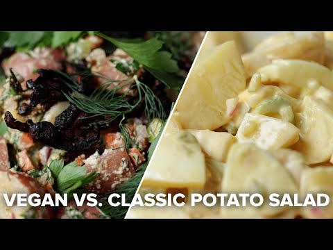 Vegan Vs. Classic Potato Salad