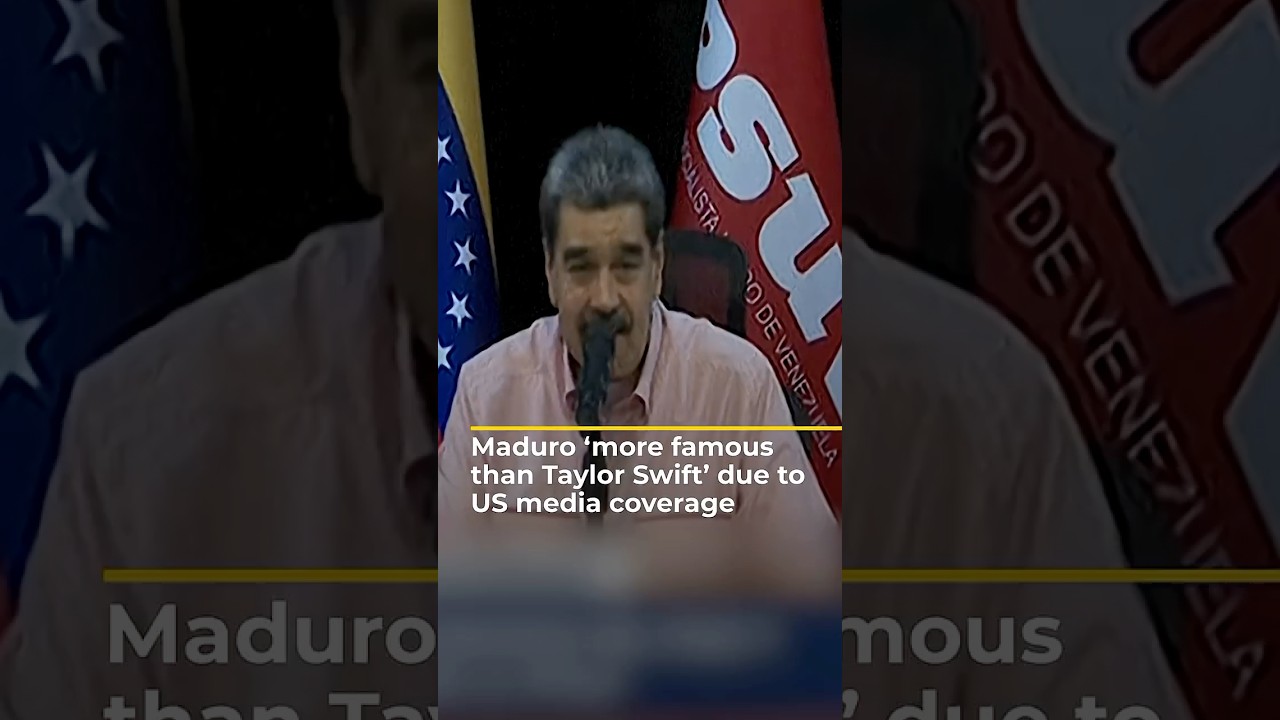 Maduro 'more famous than Taylor Swift' due to US media coverage