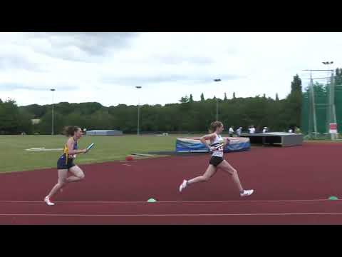 4 x 400m women relay National League at Stevenage 2nd July 2022