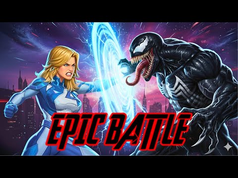 Intense Moment!! - Invisible Woman VS. Venom