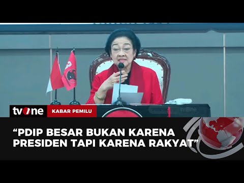 PDIP Jadi Partai Besar, Megawati Berkata Bukan karena Presiden