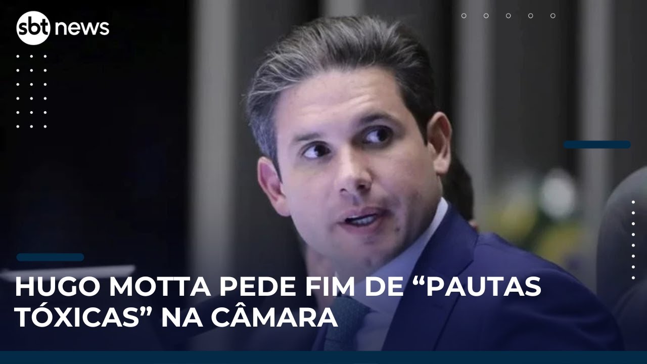 Hugo Motta diz ver democracia viva em protestos e pede fim de pautas tóxicas na Câmara